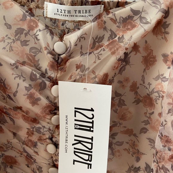 NWT Midnight in Madrid Off the Shoulder Top - Picture 7 of 10